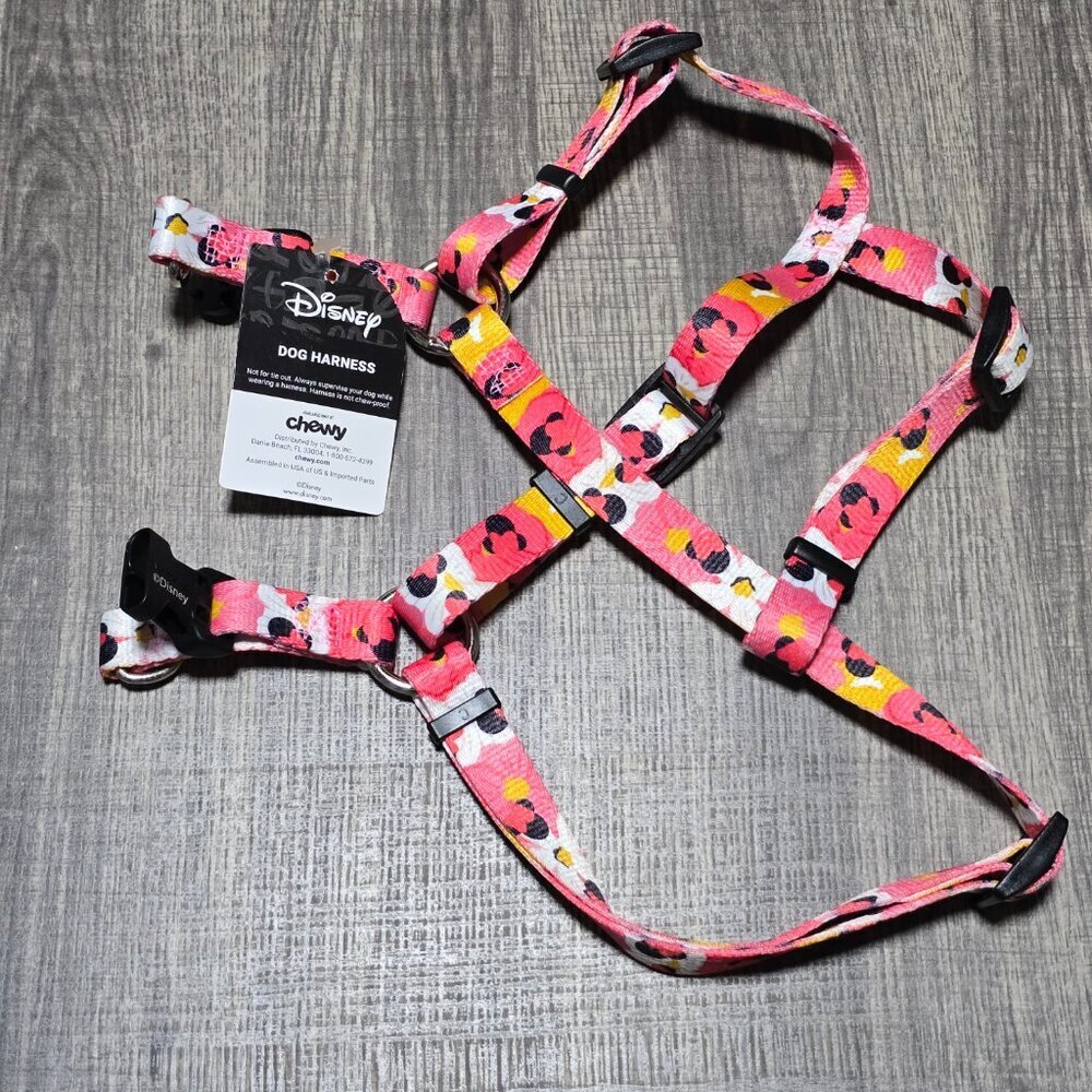 Disney Minnie Mouse Floral Harness(M) Brand New With Tags - Picture 4 of 4